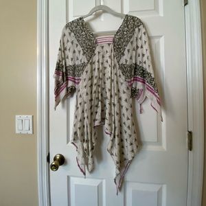 FREE PEOPLE boho peasant blouse Size Small